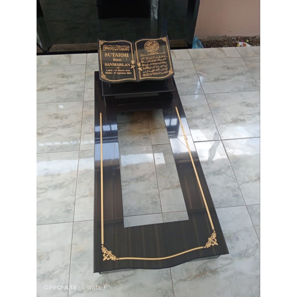 KIJING MAKAM DEWASA BAHAN GRANIT FULLSET UK 50X120 CM