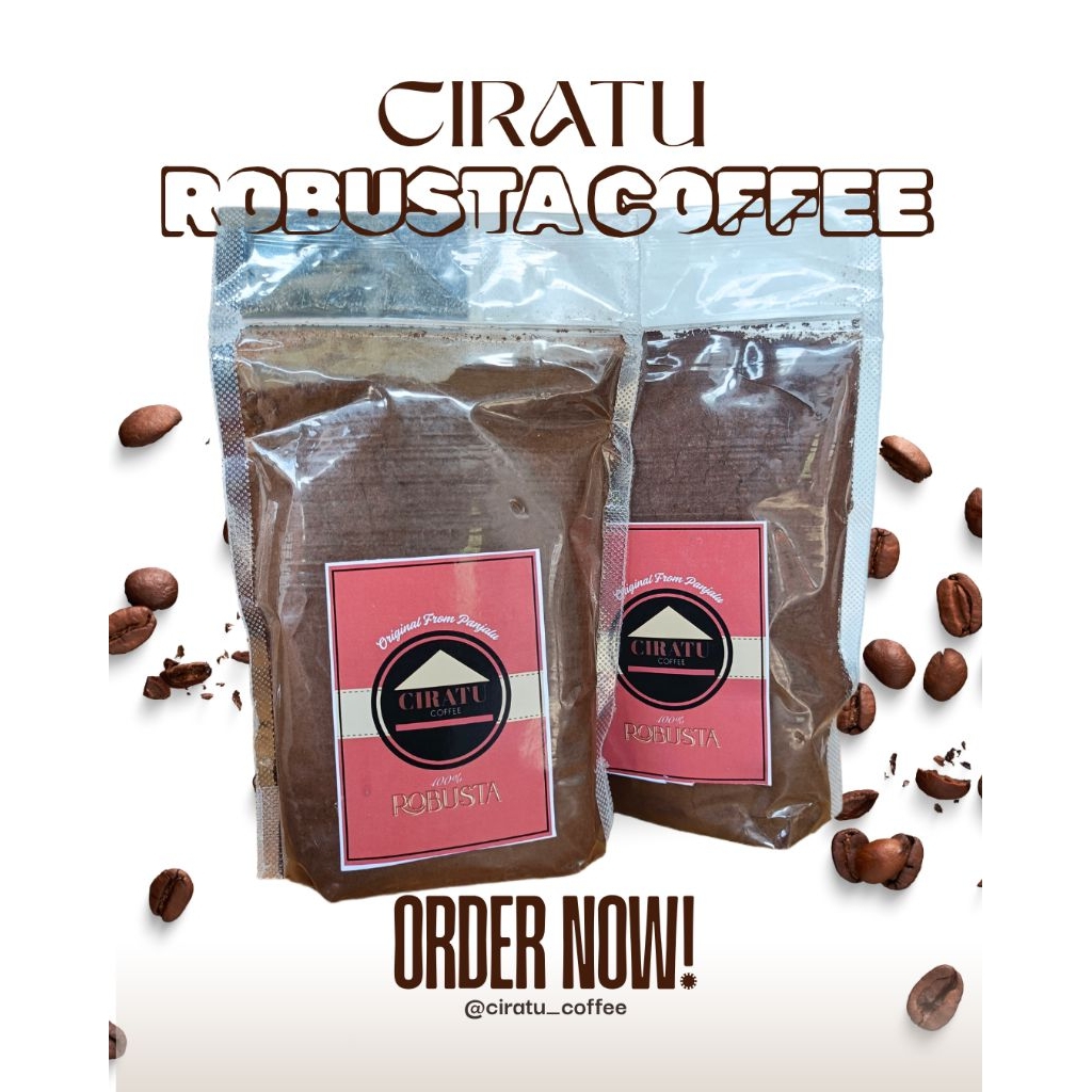 

KOPI CIRATU - ROBUSTA FRESH ASLI - BUBUK - GILING HALUS