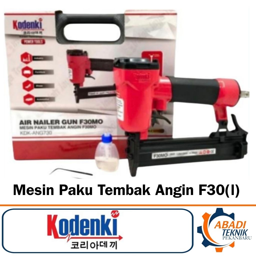 

KODENKI F30 Mesin Air Nailer Gun Alat Paku Tembak Staples Stapler I