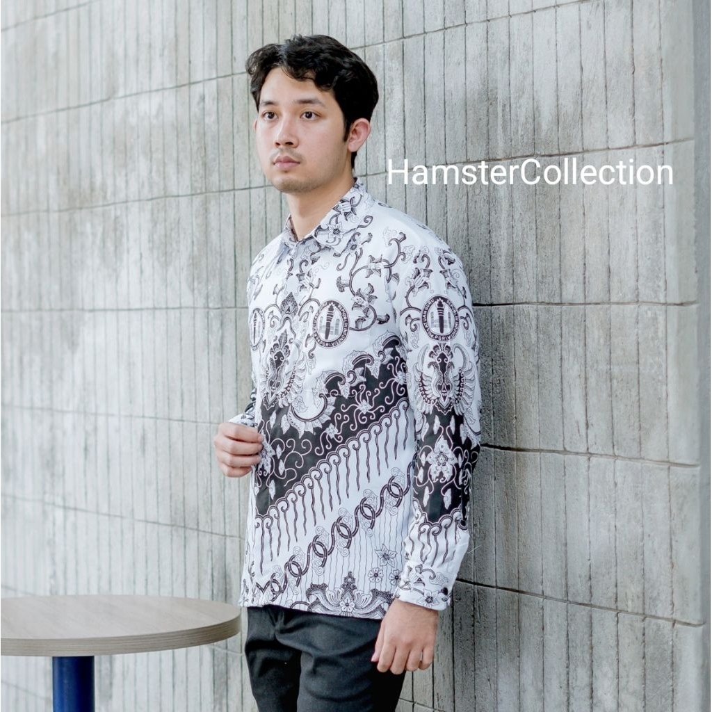Batik PGRI pria wanita terbaru 2022 lapisan furing bahan bsw  atasan PGRI terbaru  baju PGRI terbaru