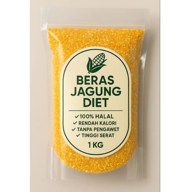 

Beras Jagung Instan Diet & Diabetes – 500g (Non GMO, Rendah Gula)