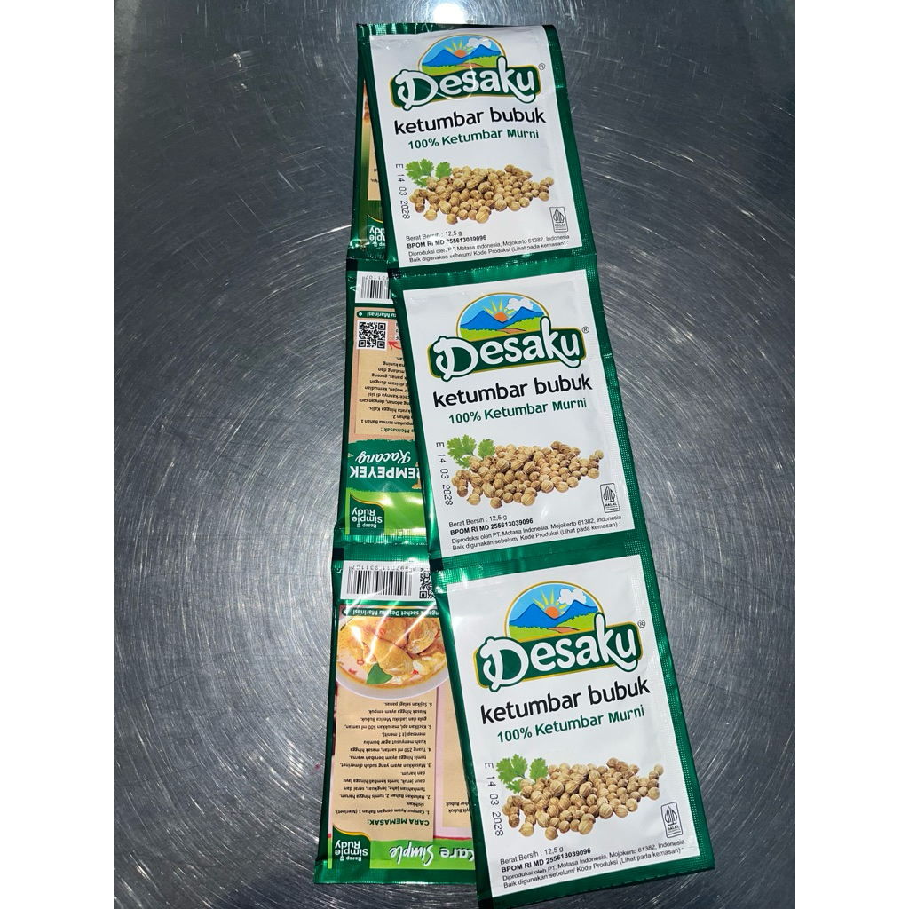 

Desaku ketumbar bubuk 12,5g x 6pcs