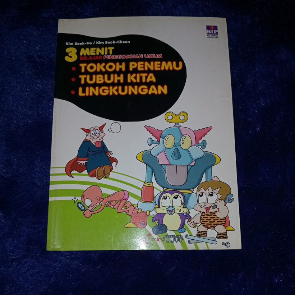buku 3 menit belajar pengetahuan umum tokoh penemu, tubuh kita, lingkungan