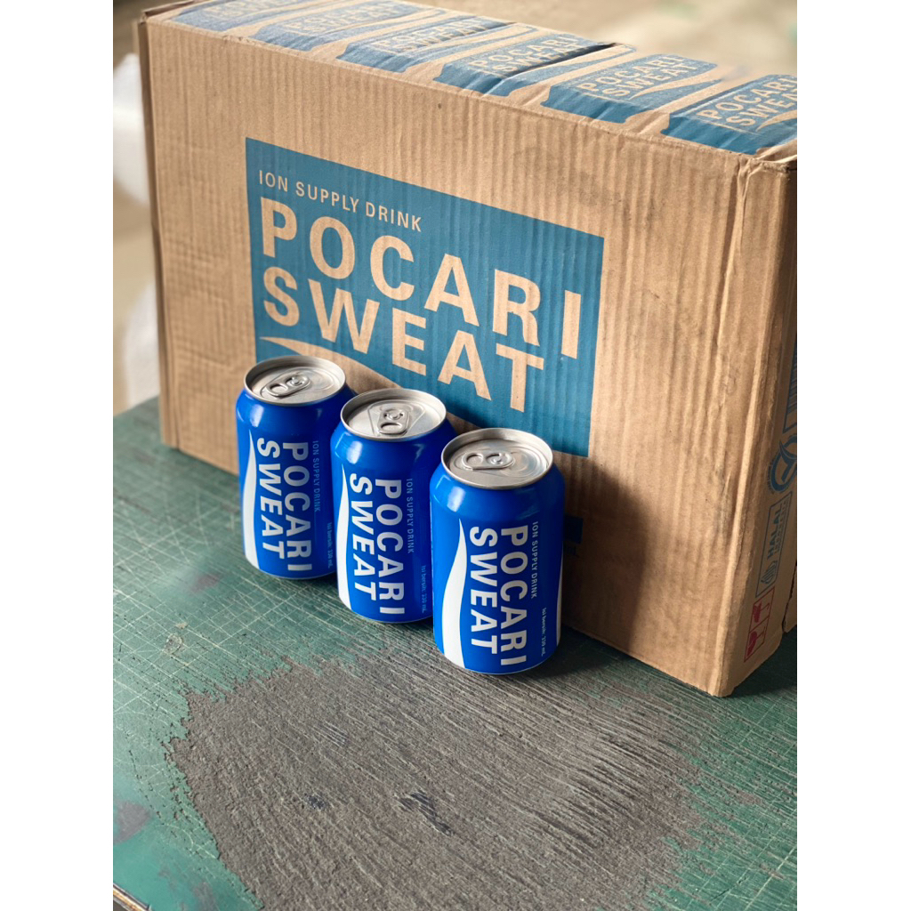 

MINUMAN ISOTONIK POCARI SWEAT KALENG 330ml kemasan karton isi 24 kaleng