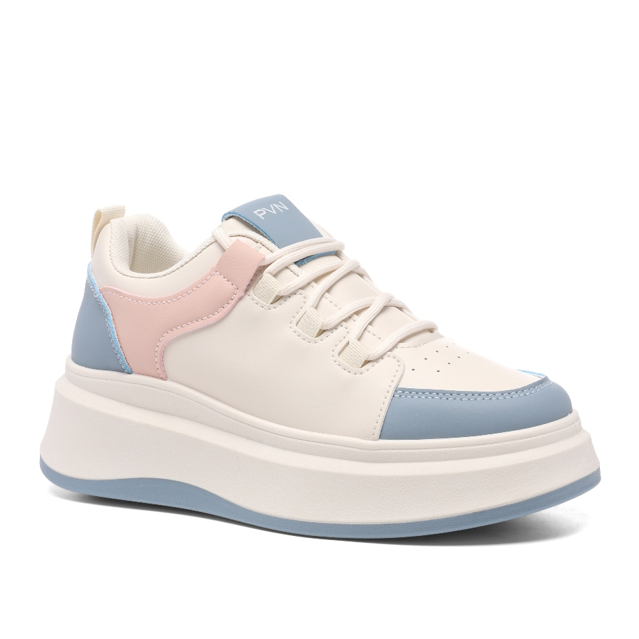 PVN Shana Sepatu Sneakers Wanita Sport Shoes Blue Pink 361