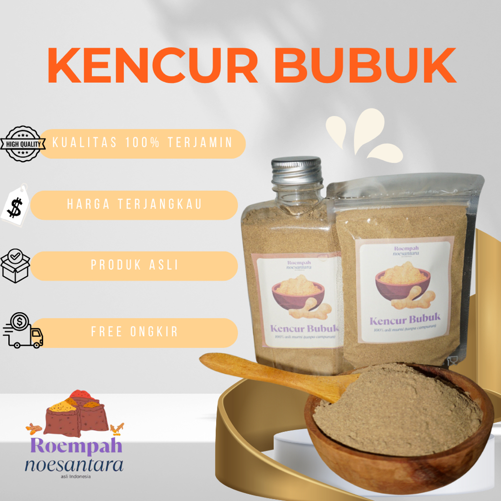

Kencur Bubuk Roempah Noesantara 100% ASLI Tanpa Campuran Kencur Murni / Serbuk Kencur Halus 100g 250g 500g 1kg Minuman Herbal Jamu Kualitas Jamin