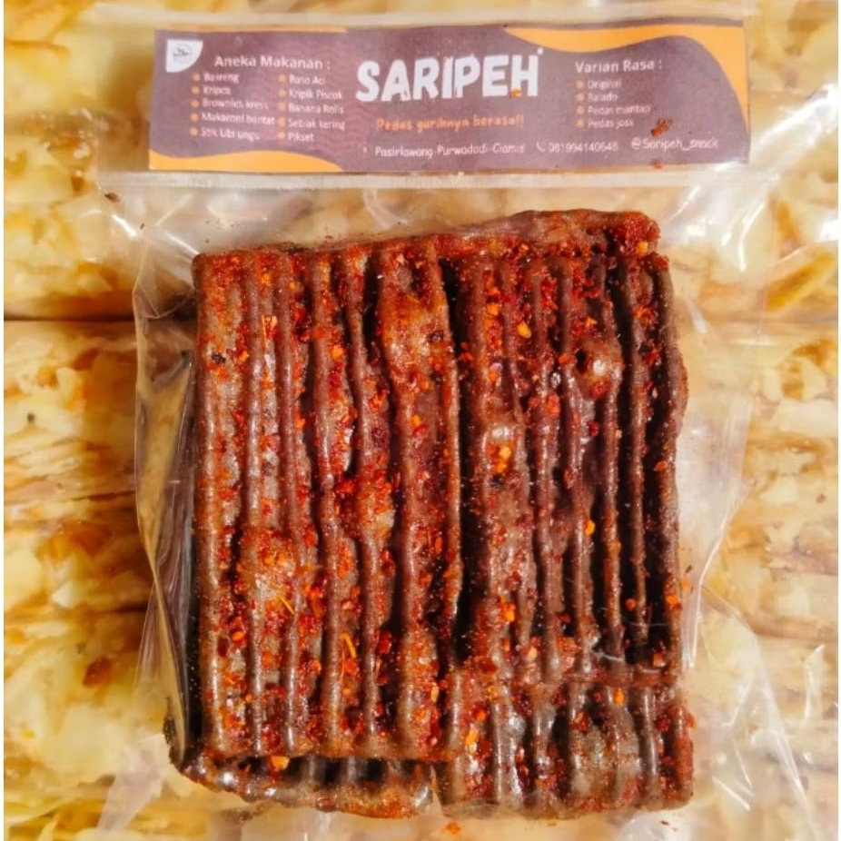 

KERUPUK JENGKOL PAKET RESELLER Pedas Daun Jeruk Kriuk saripeh_snack