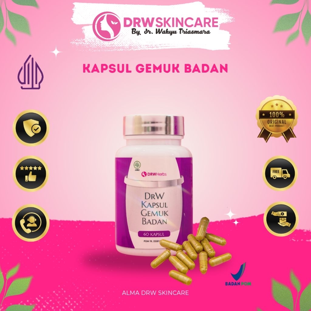 Kapsul Gemuk Drw Skincare Original BPOM