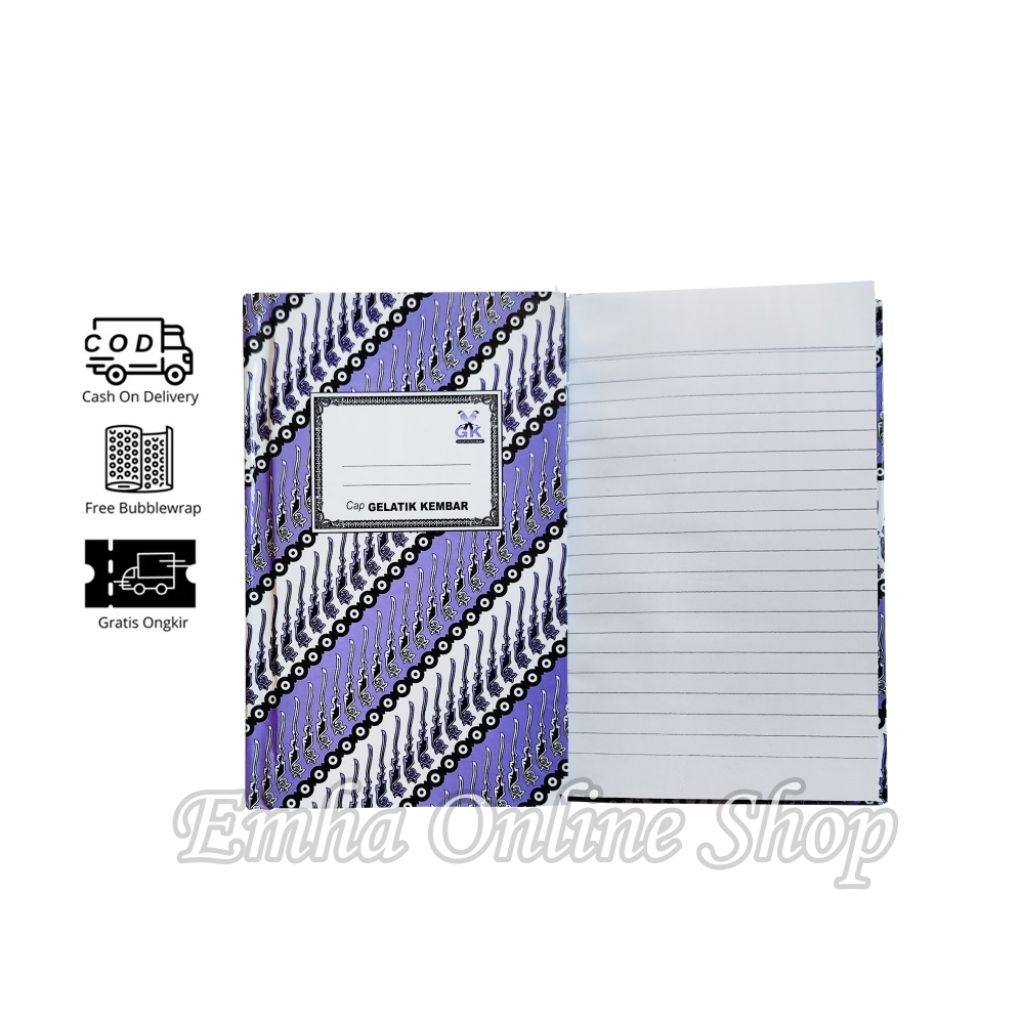 

Buku Tulis Kwarto 50 Lembar Batik Gk Hard Cover Sekolah Catatan Warung Serba Guna