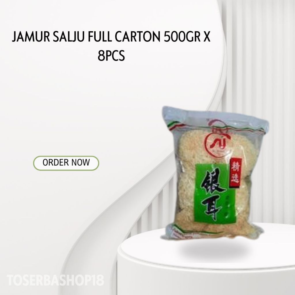 

SU Brand Jamur Putih / Jamur Salju Full Carton 500gr x 8pcs
