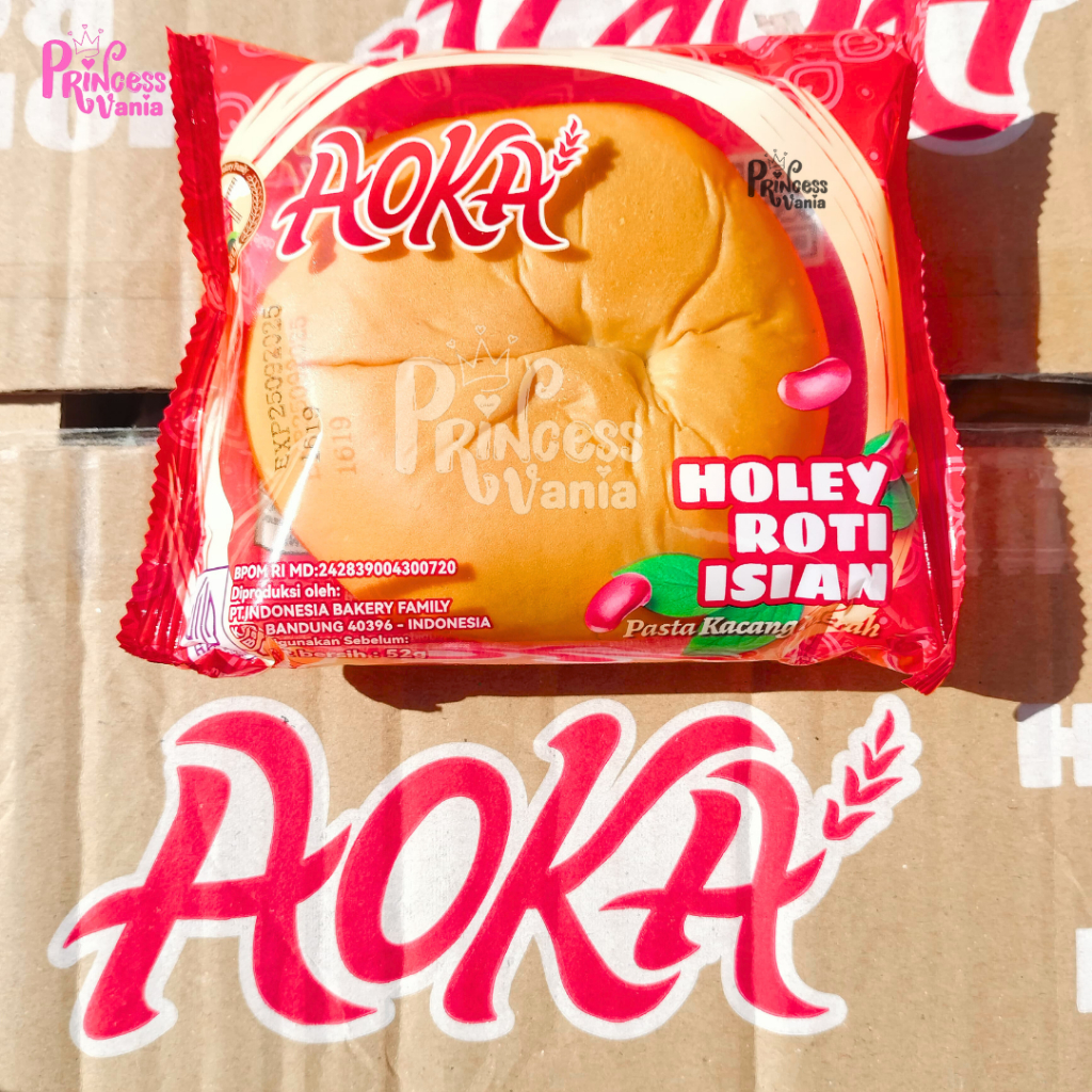 

AOKA HOLEY ROTI SATUAN ISIAN PASTA KACANG MERAH KEMASAN 52GR