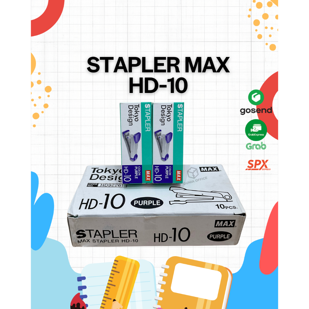 

MAX Stapler HD-10 Purple / Staples / Stapler