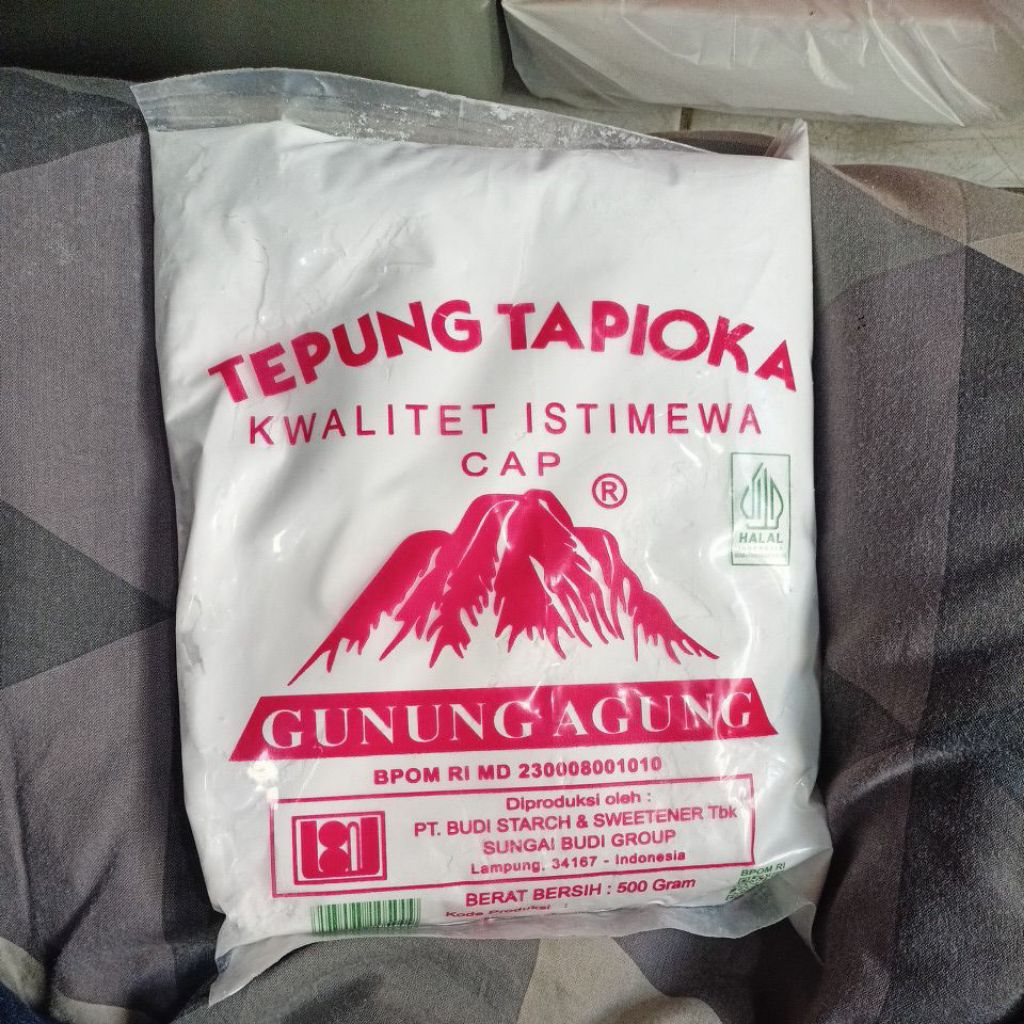 

Tepung Tapioka Gunung Agung 500 Gram
