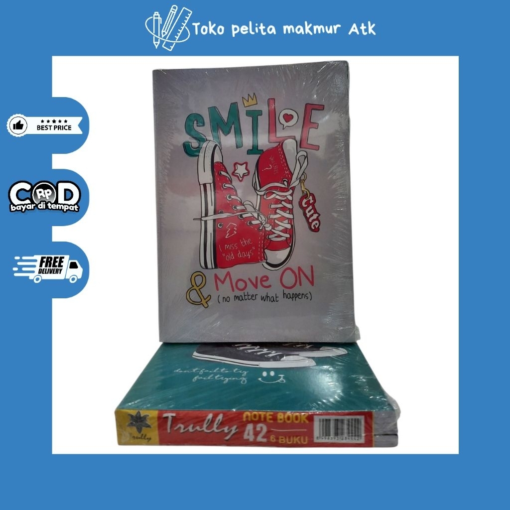 

BUKU TULIS TRULLY BOXY ISI 42 (1 pack isi 6 buku)