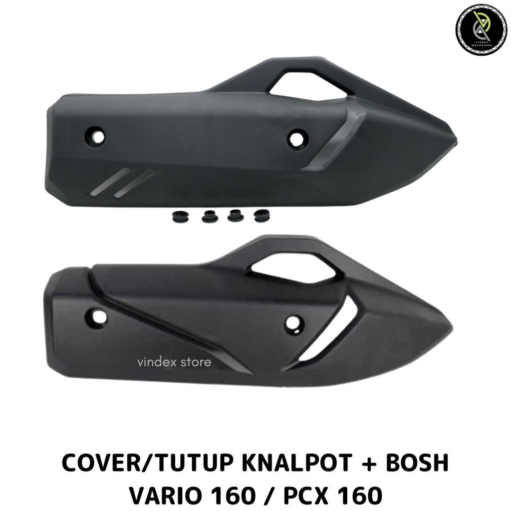 TUTUP TAMENG COVER PELINDUNG KNALPOT HONDA VARIO 160 NEW K2S PCX 160 2022-2024