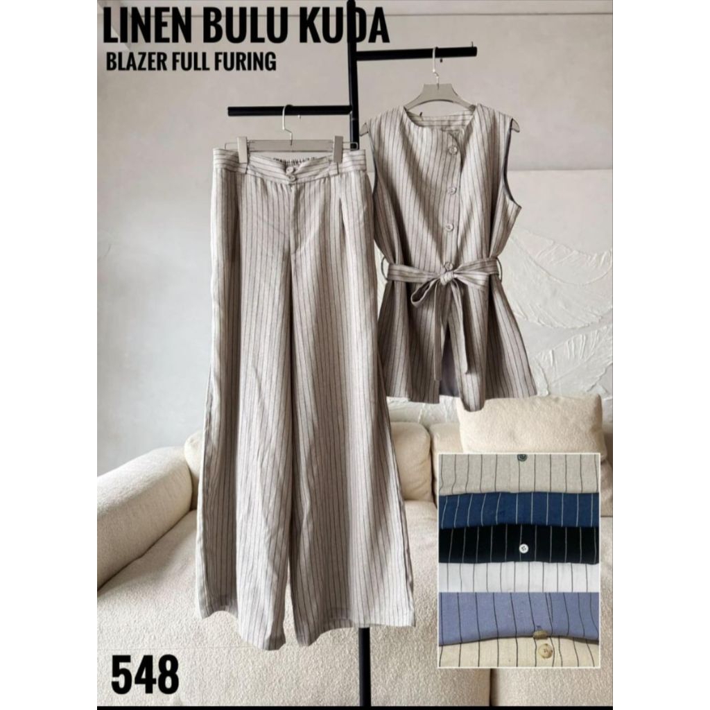 One set kulot rompi dan one set rok kekinian