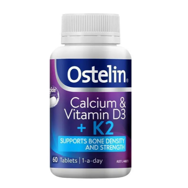 Ostelin Calcium & Vitamin D3 + K2 60 Tablets