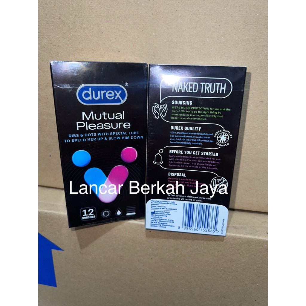 Store Magic [Exp 2028]Kondom Durex Mutual Pleasure Isi 12Pcs