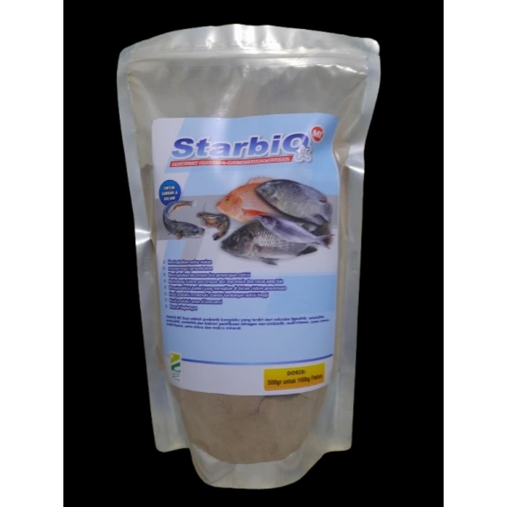 Fermentasi pakan ikan lele, probiotik + premix grower untuk pembesaran budidaya ikan dan udang Starb
