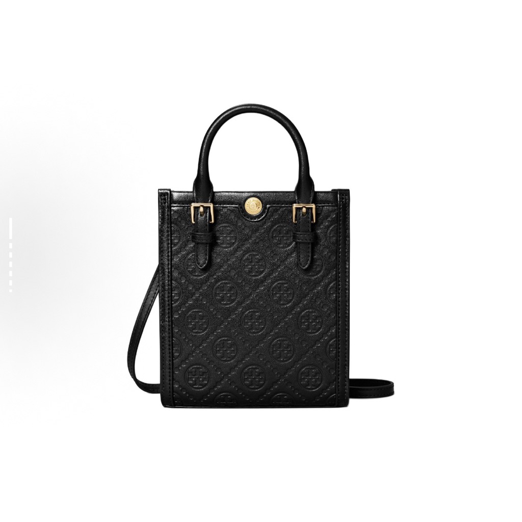 TB T Monogram Mini Tote Bag