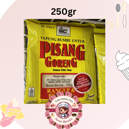 

Tepung Pisang Goreng Banana Fritter Flour 250gr