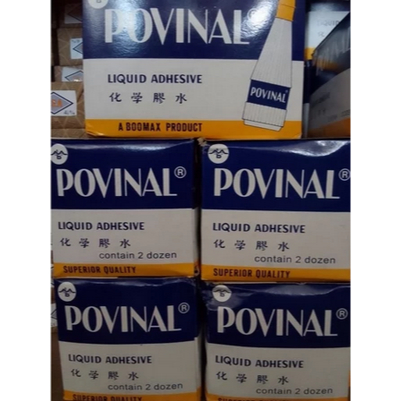 

LEM POVINAL PER BOX 111 112 Lem Cair Liquid Glue Original Kertas