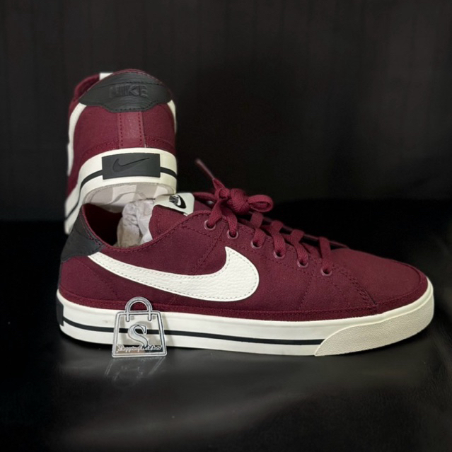 Nike Court Legacy Canvas - Dark Beetroot 100% ORI