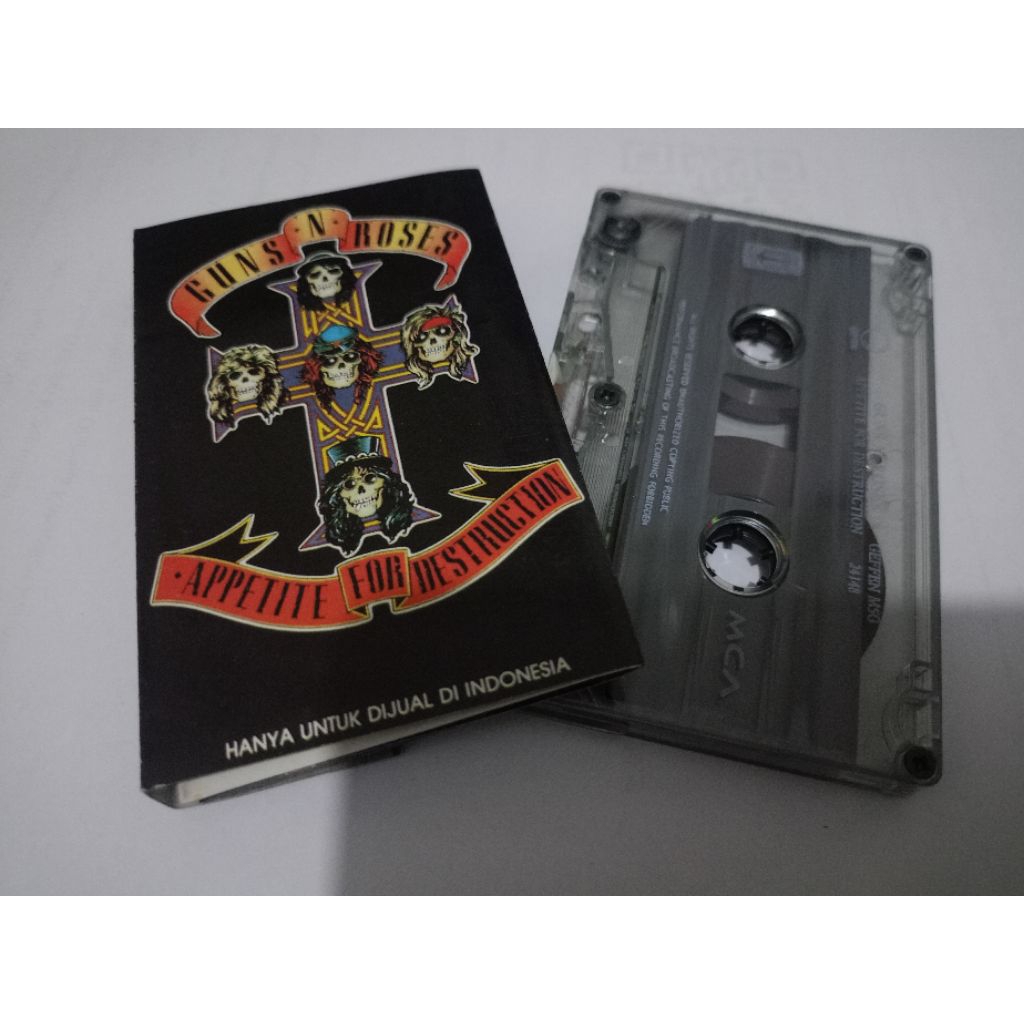 kaset guns n roses - appetite for destruction