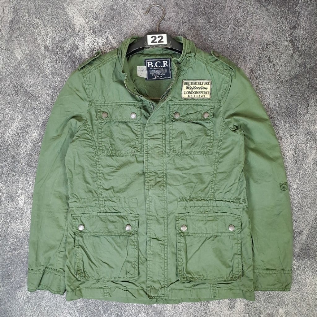 JAKET SEMI PARKA FIELD JACKET BY BCR CRUX SIZE M