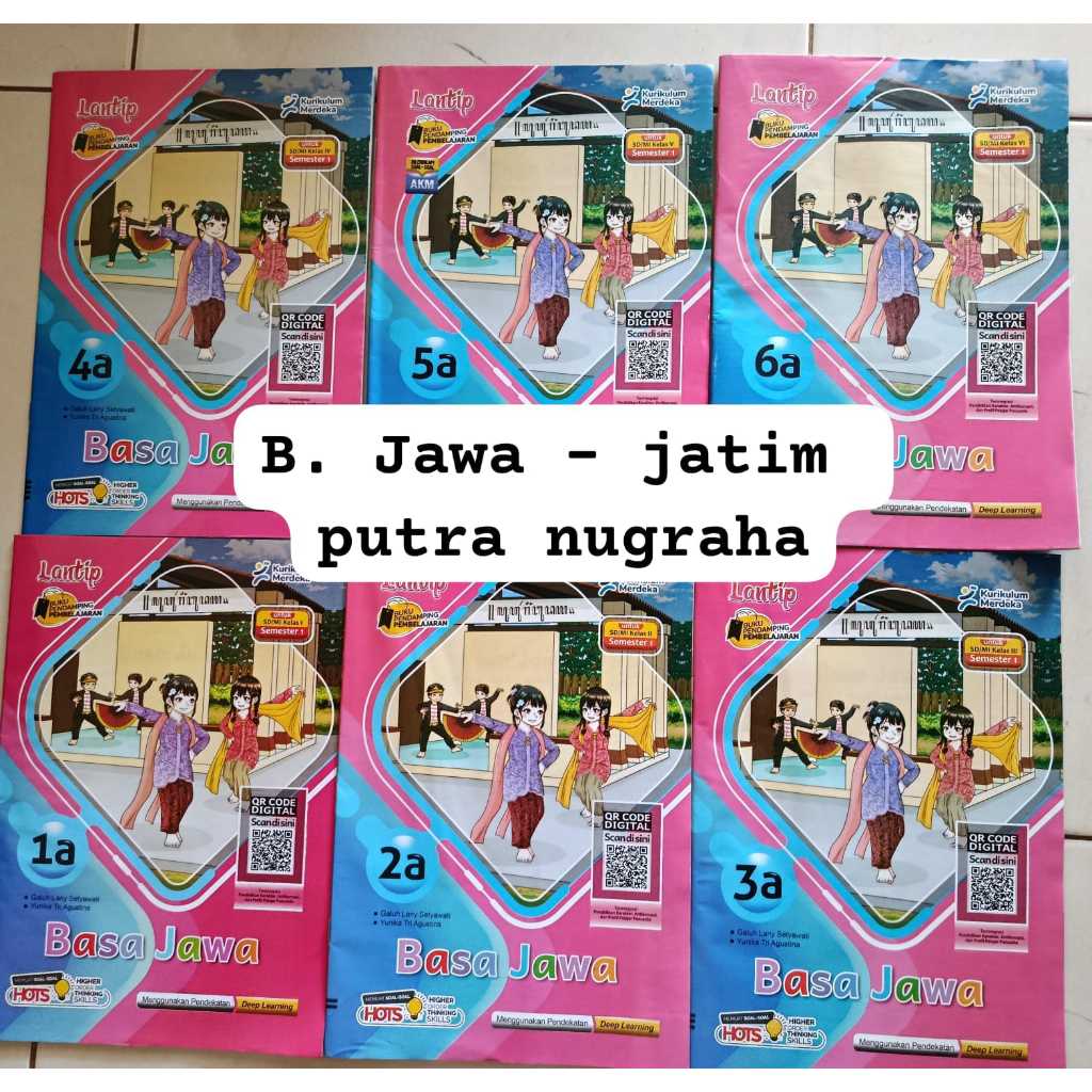 LKS BASA JAWA SD LANTIP KELAS 1,2,3,4,5,6 -VERSI JATIM-TAPEL 2025* KURMER-PUTRA NUGRAHA
