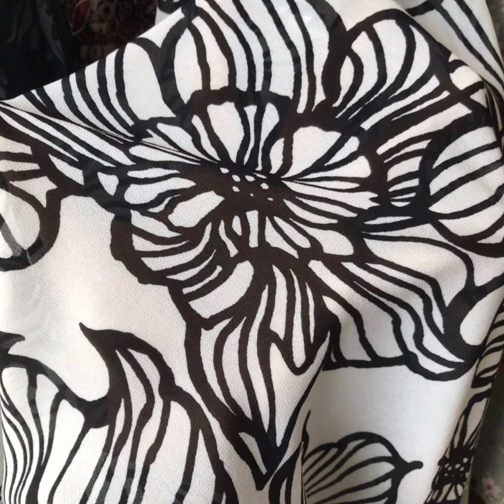Bahan Kain Ceruti motif Bunga ~ Kain Ceruti baby DOLL motif Bunga ~ Harga Per 0,50 Meter