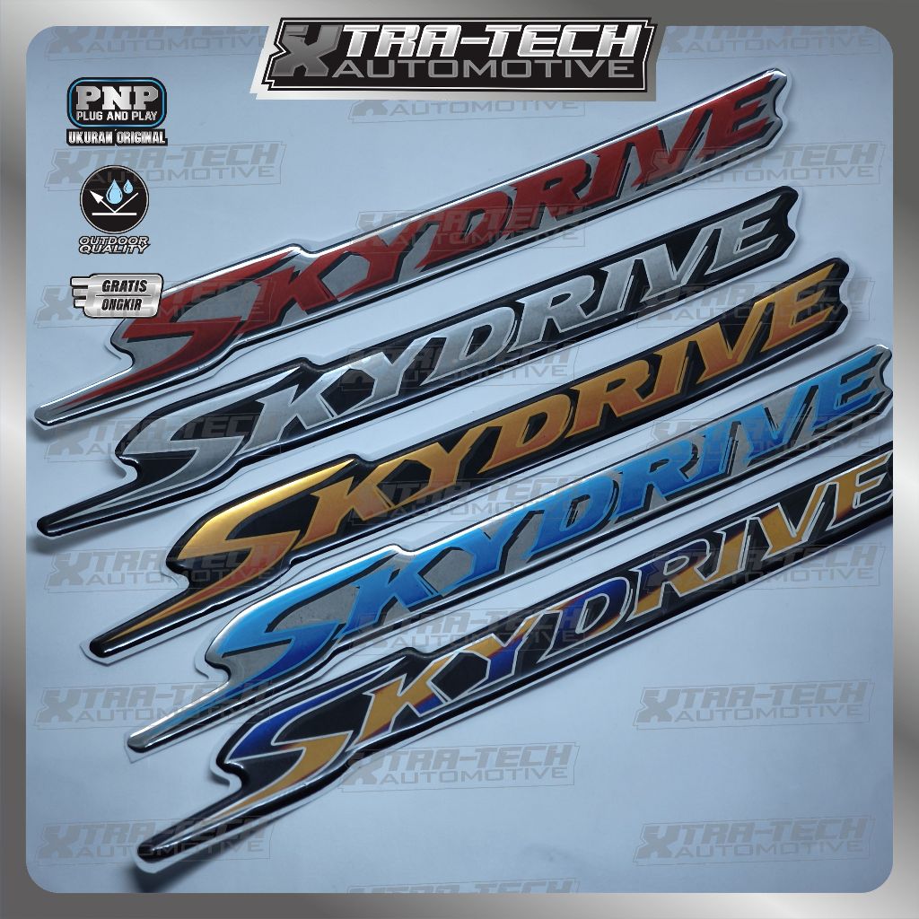emblem timbul skydrive suzuki / emblem logo suzuki skydrive