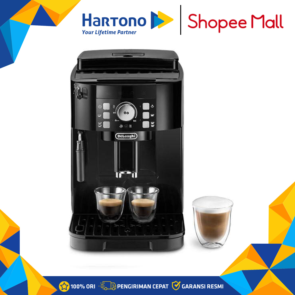 DeLonghi ECAM 12.122.B Mesin Kopi Otomatis - Hitam