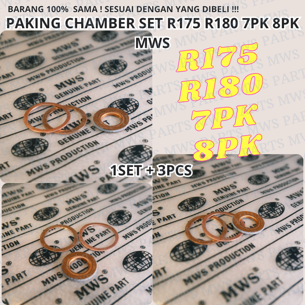 PACKING CHAMBER RING CHAMBER RENG CAMBER KOMPLIT PAKENG CHAMBER RENG CHAMBER SET PEKING CHAMBER MESI