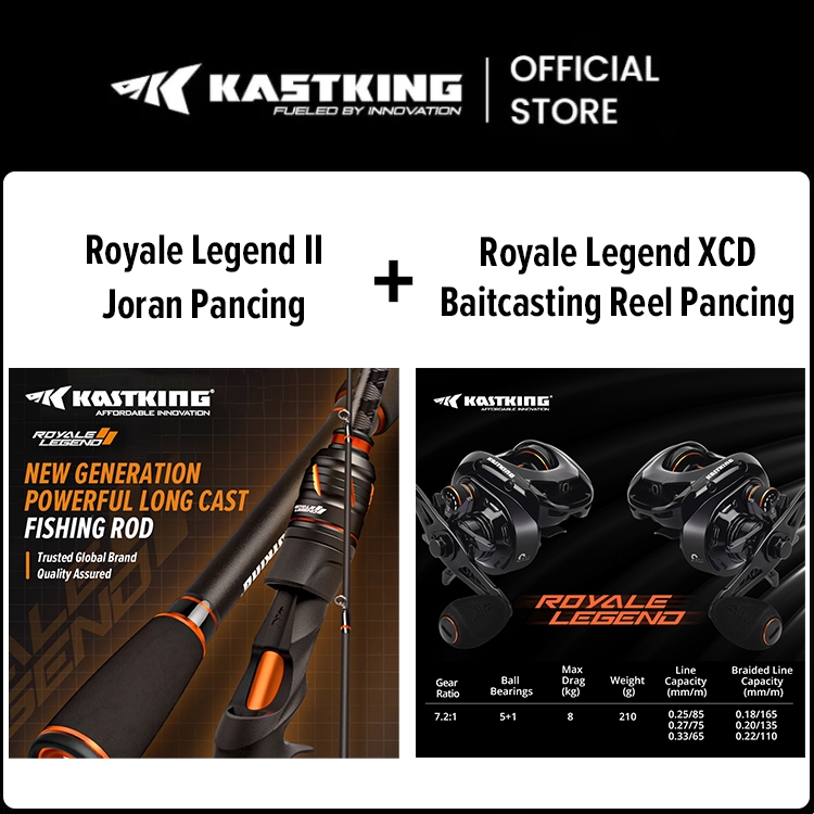 [OFFICIAL] KASTKING Spartacus II + Megatron Reel BC, Royale Legend II Joran Pancing 1 SET=Joran 1.8M