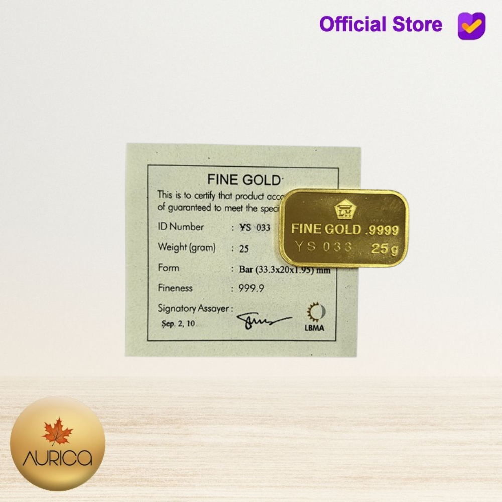 Logam Mulia Antam Retro Tidur - 25GRAM