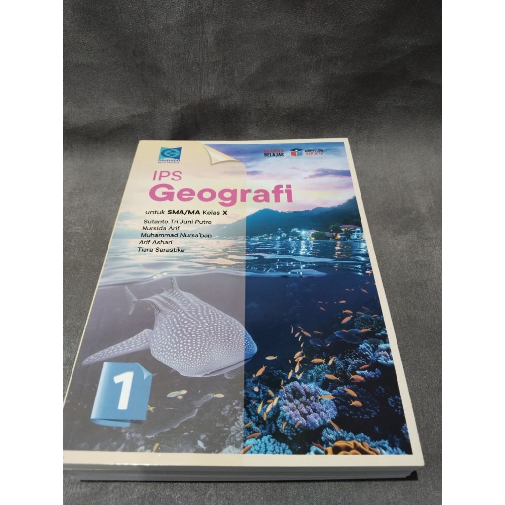 geografi SMA/MA grafindo kurikulum merdeka, geografi kelas 10, 11, 12