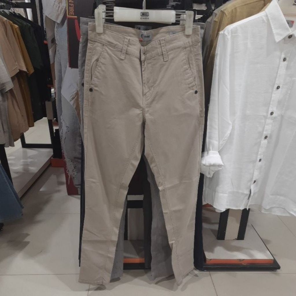 EMBA JEANS CELANA CHINOS PANJANG PRIA MODEL SLIM FIT BARU ORIGINAL MATAHARI