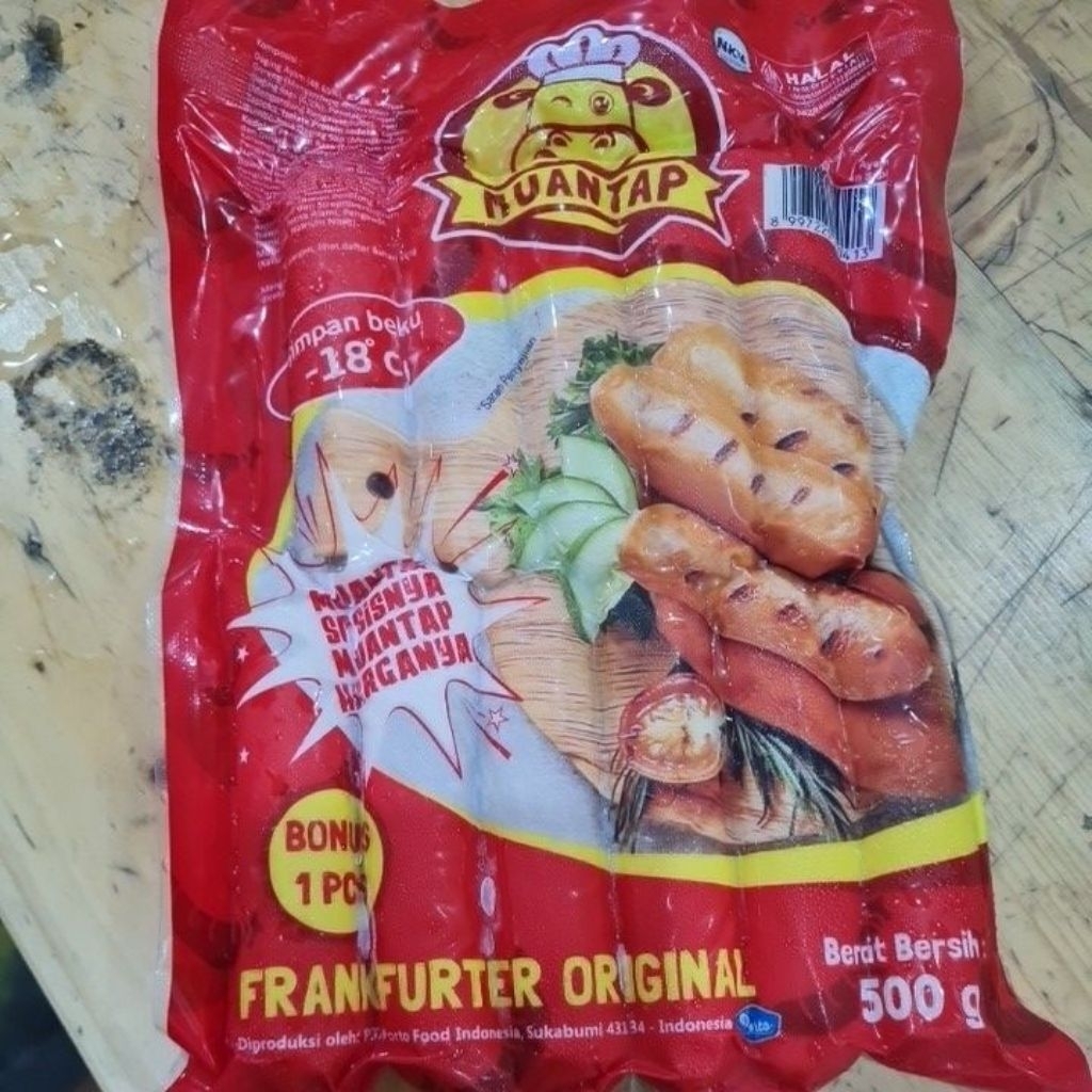 

MUANTAP SOSIS FRANK ORI MINI 500GR ISI 11