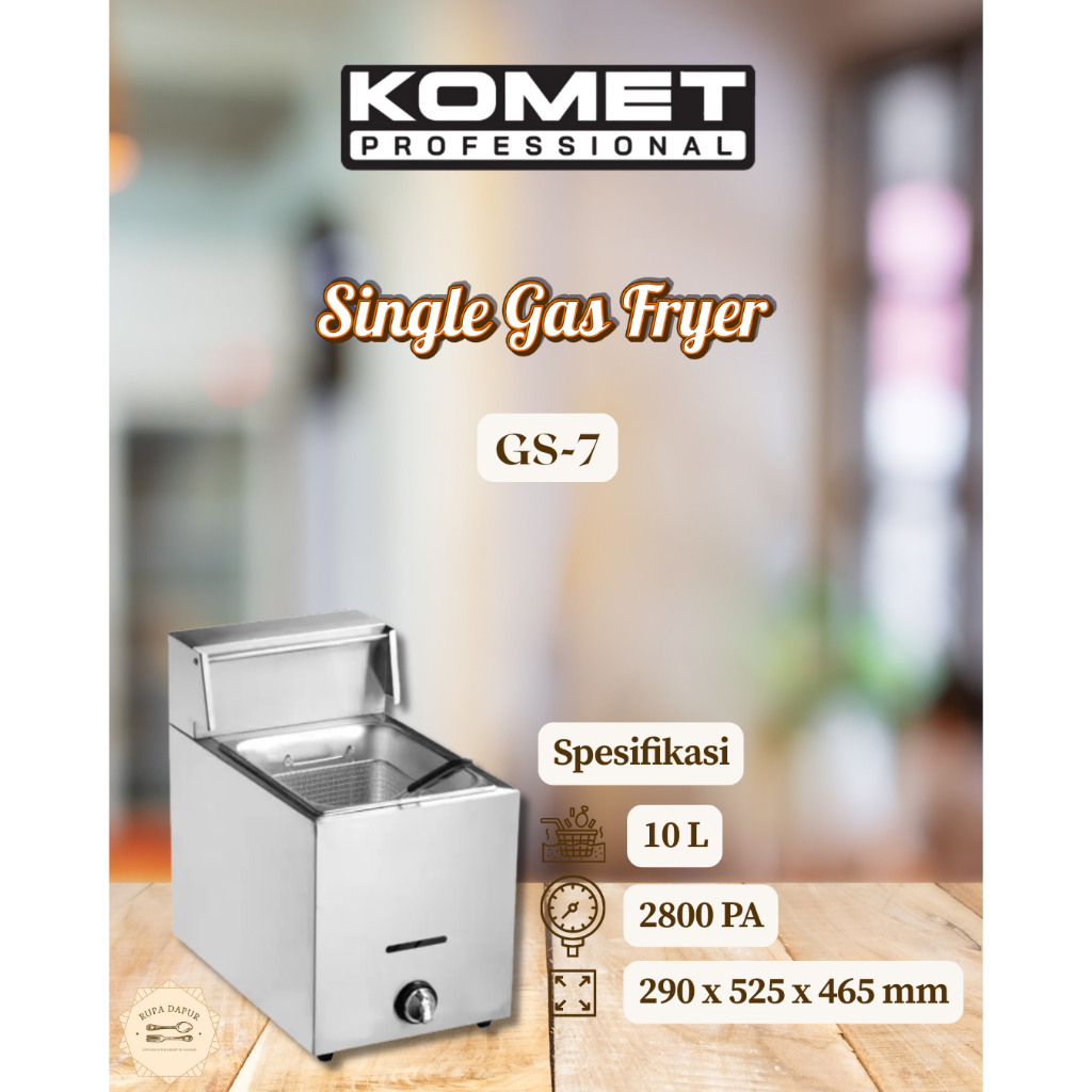 KOMET Gas Deep Fryer 10 L - Penggorengan Gas 10 Liter