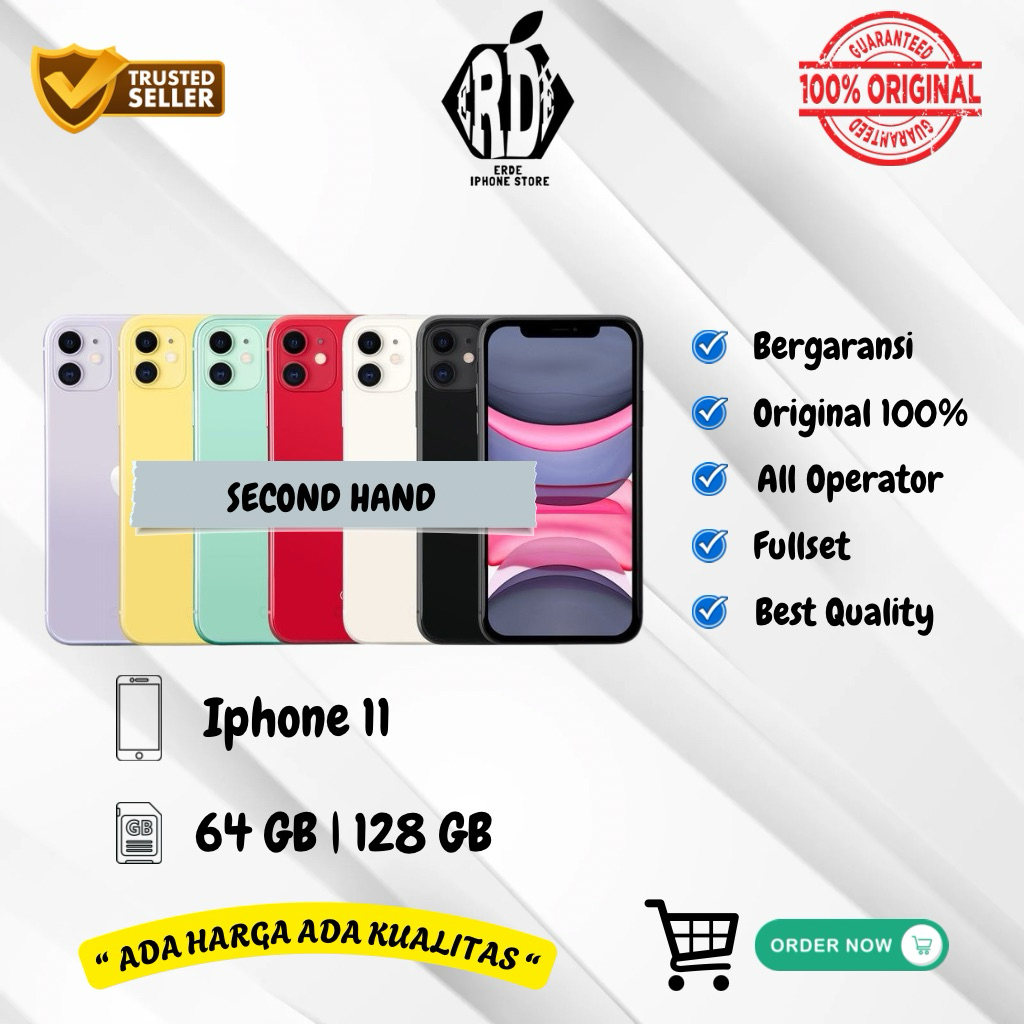Iphone 11 | 128 GB Second Original Mulus Bergaransi