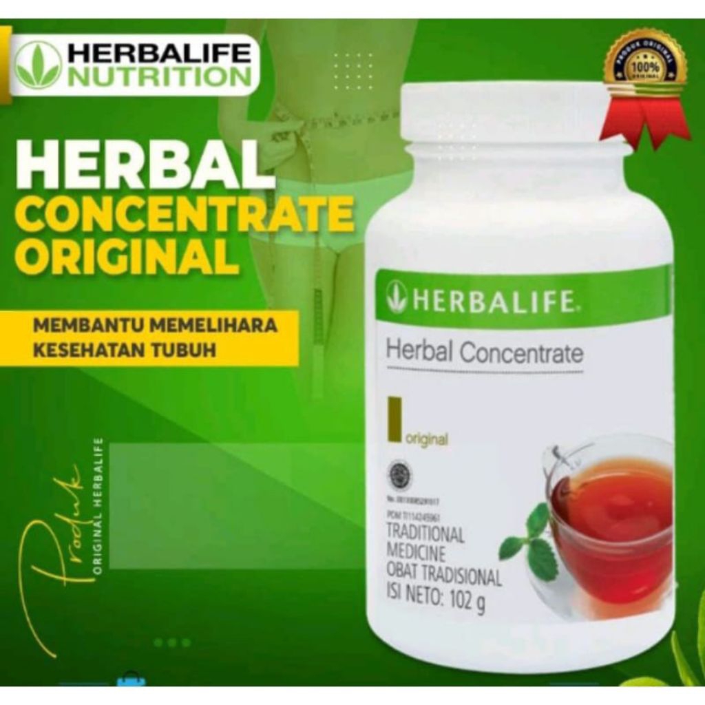 TEA HERBALIFE CONCENTRATE_ORIGINAL Pembakar Lemak Penurun Berat Badan, Teh_Herbalife Untuk Diet, Pel