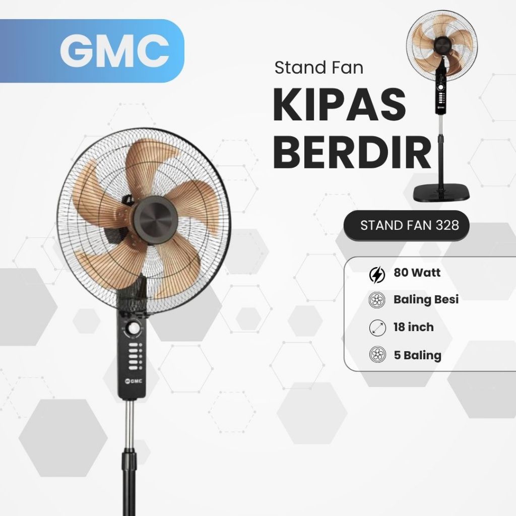 Kipas Angin Tornado Gmc Bm 328 Full Besi Angin Kencang 18 Inch / Kipas Angin Gmc Tornado 18” SNI