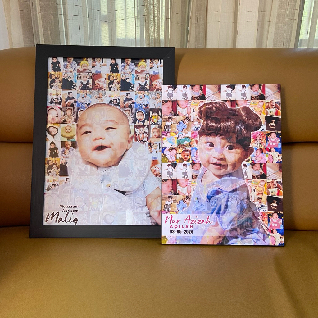 Foto mozaik A3 Frameless