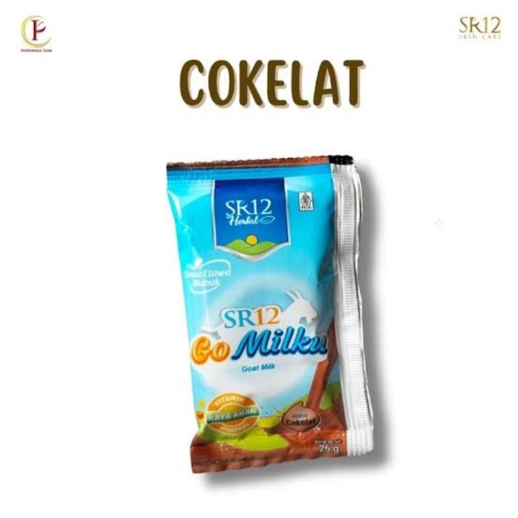 

Susu Kambing SR12 GO Milku Cokelat 25gr | 1 Sachet | Susu Etawa Halal & BPOM