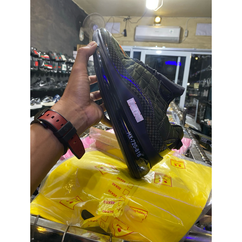 sepatu sneakers am818 green/sneakers tabung