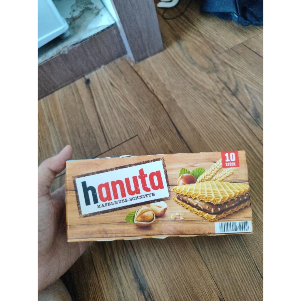 

Hanuta Chocolate wafer Haselnuss Schnitte import SG termurah