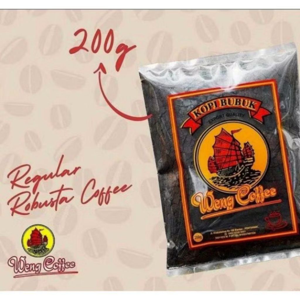 

Kopi Bubuk Weng Coffee 200g