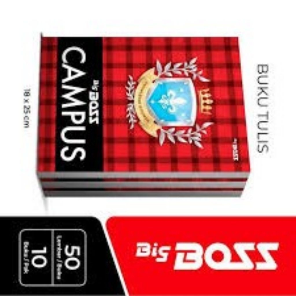 

big Boos isi 50 lembar / kampus bigboos isi 50 lembar 1 pak isi 10 buku