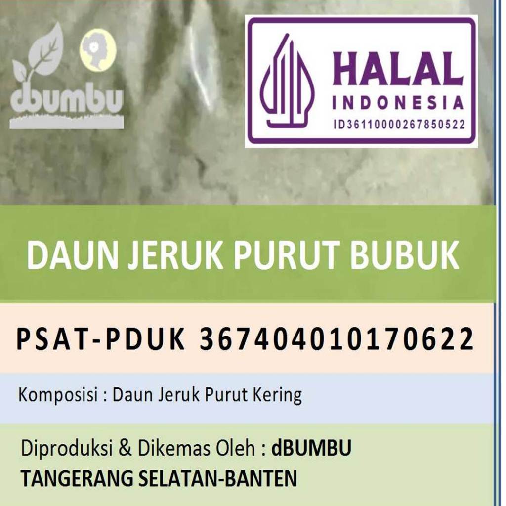 

Bubuk Daun Jeruk Purut 1000 gram